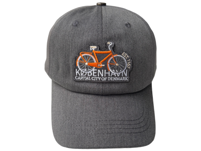 Kasket, København m/Cykel Brun/Grå