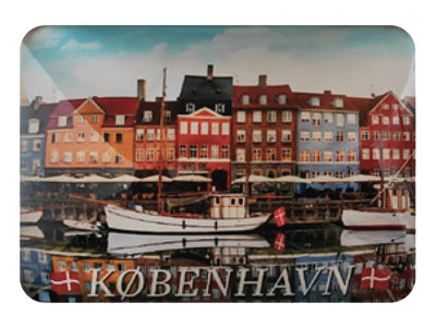 Glasmagnet, Nyhavn Små Flag