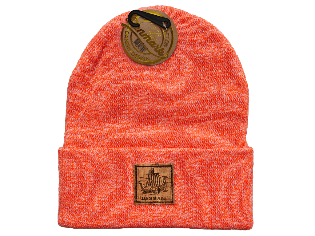 Beanie - Light Red Nistret - Vikingeskib
