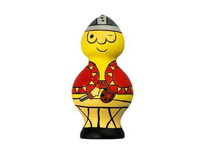 Magnet Viking Rød Rund