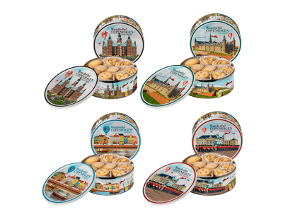 Småkager, Ass. Nyhavn Kronborg Amalienborg Rosenborg 454 Gram