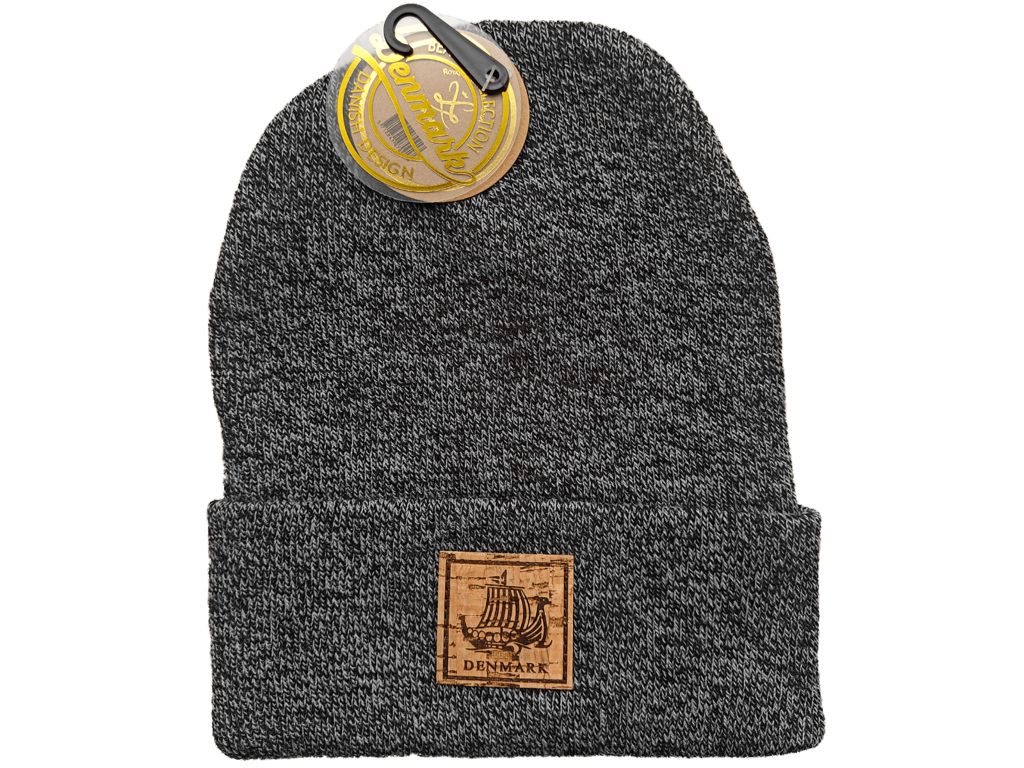 Beanie - Dark Grey Nistret - Vikingeskib