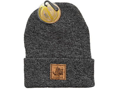Beanie - Dark Grey Nistret - Vikingeskib