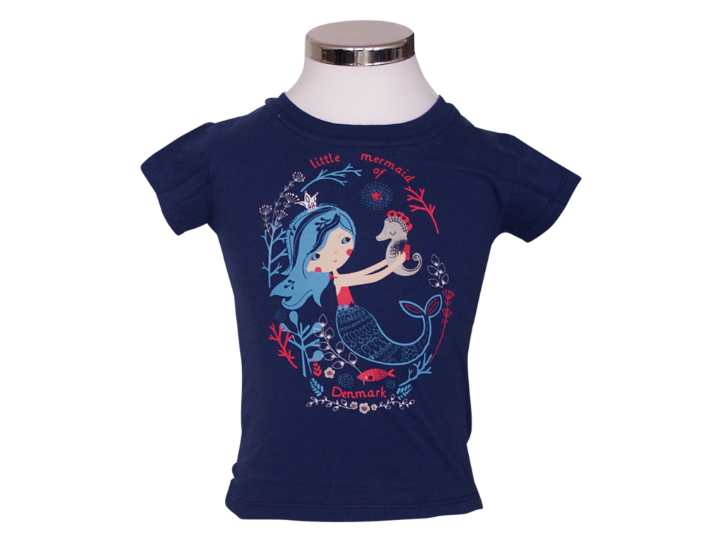 T-shirt, Blå Havfrue Navy