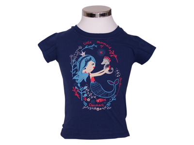 T-shirt, Blå Havfrue Navy