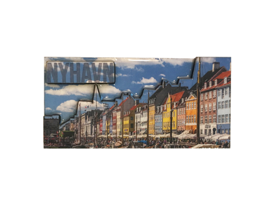 Magnet, Nyhavn 3D Epoxy MDF/Epoxy