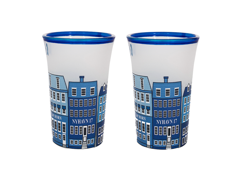 Shotglas, Nyhavn Frosted 2 Stk.