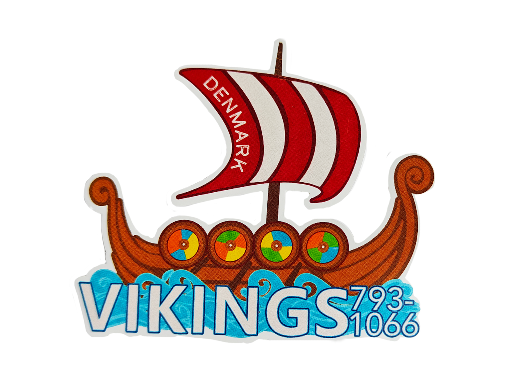Klistermærke, Vikingeskib