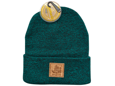 Beanie - Grøn Nistret - Vikingeskib