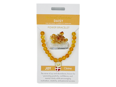 Armbånd, Citrine Marguerit Vedhæng