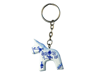 Nøglering Blomster Hest