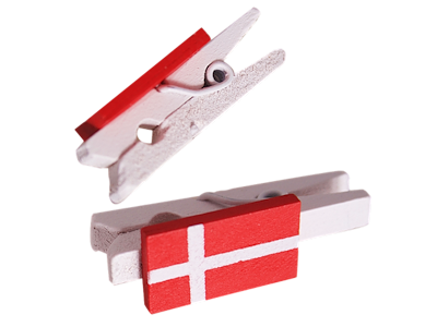 Klemmer, Dannebrog 48 Store Styk I Æske