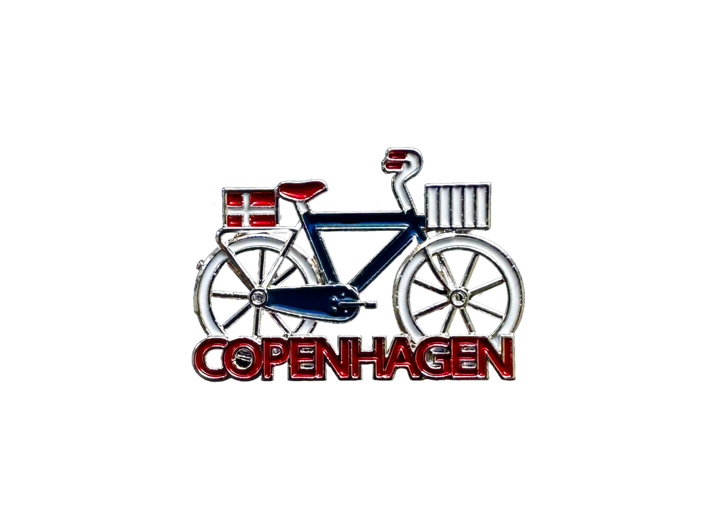 Pin, Cykel Blå