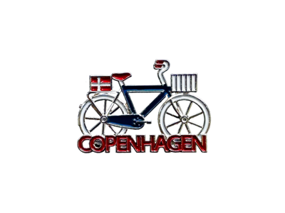 Pin, Cykel Blå