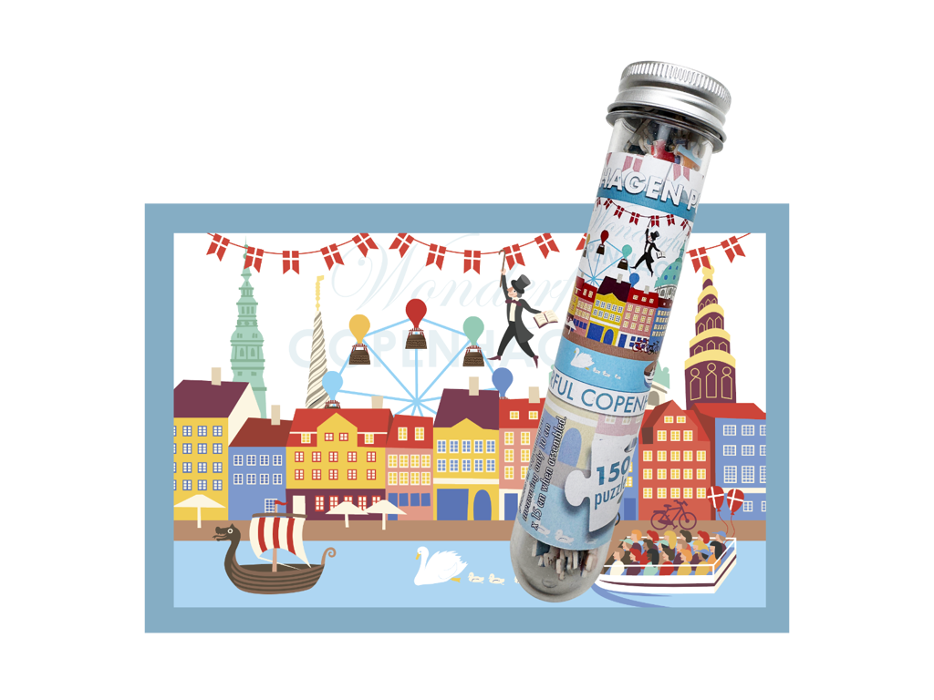 Minipuslespil i rør - Wonderful CPH
