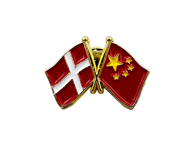 Pin, To Flag, DK-Kina