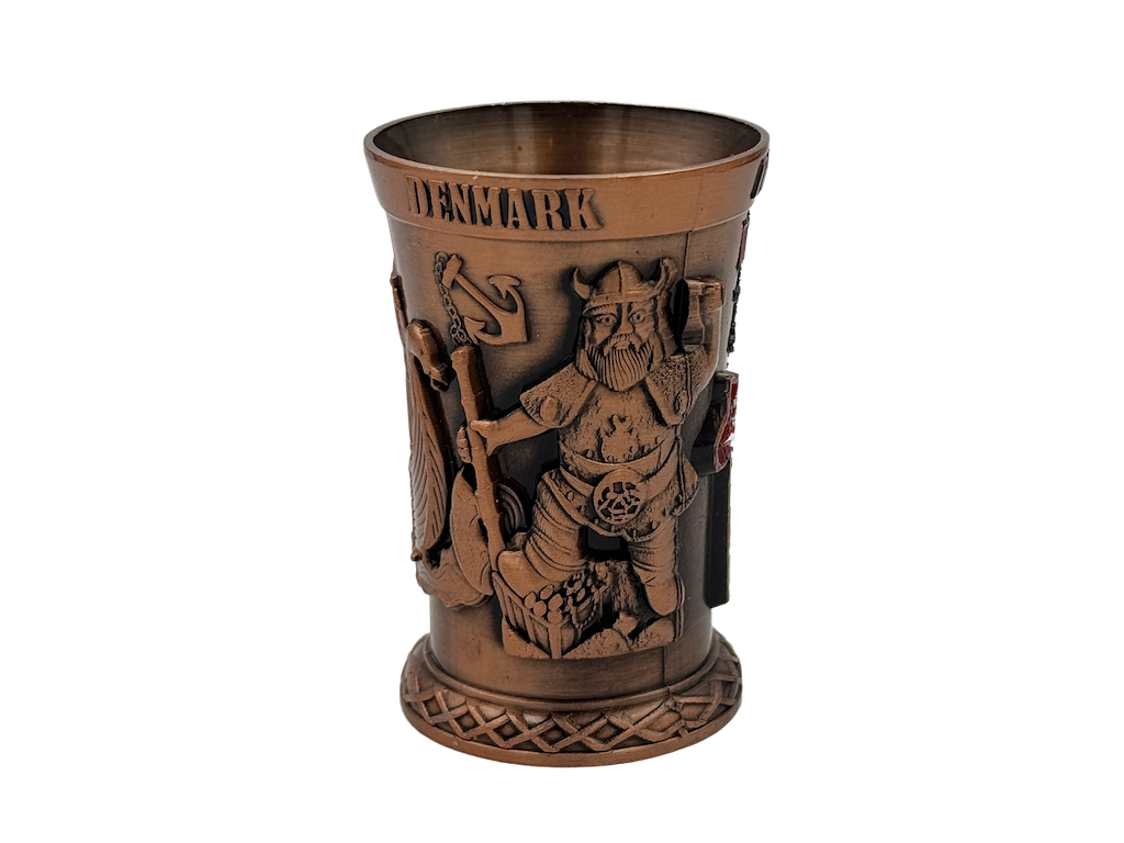 Shotglas, Denmark Viking Hest Bronze