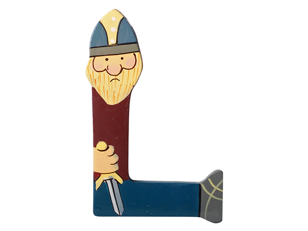 Træbogstav Viking L