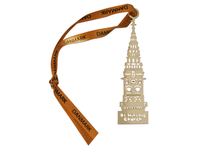 Bogmærke, Saint Nikolaj Kirke Guldmetal