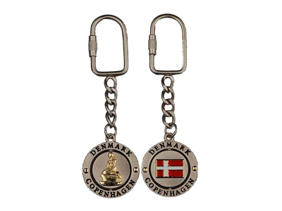 Nøglering, Snurrende Flag Og Havfrue