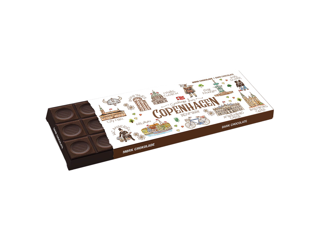 Mørk Chokolade 200 gram Akvarel CPH