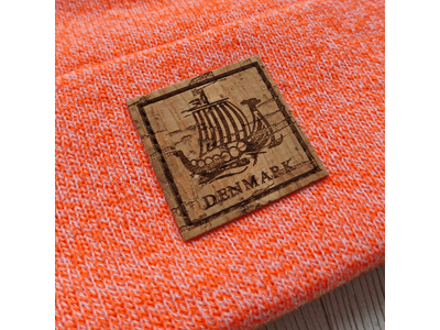 Beanie - Light Red Nistret - Vikingeskib