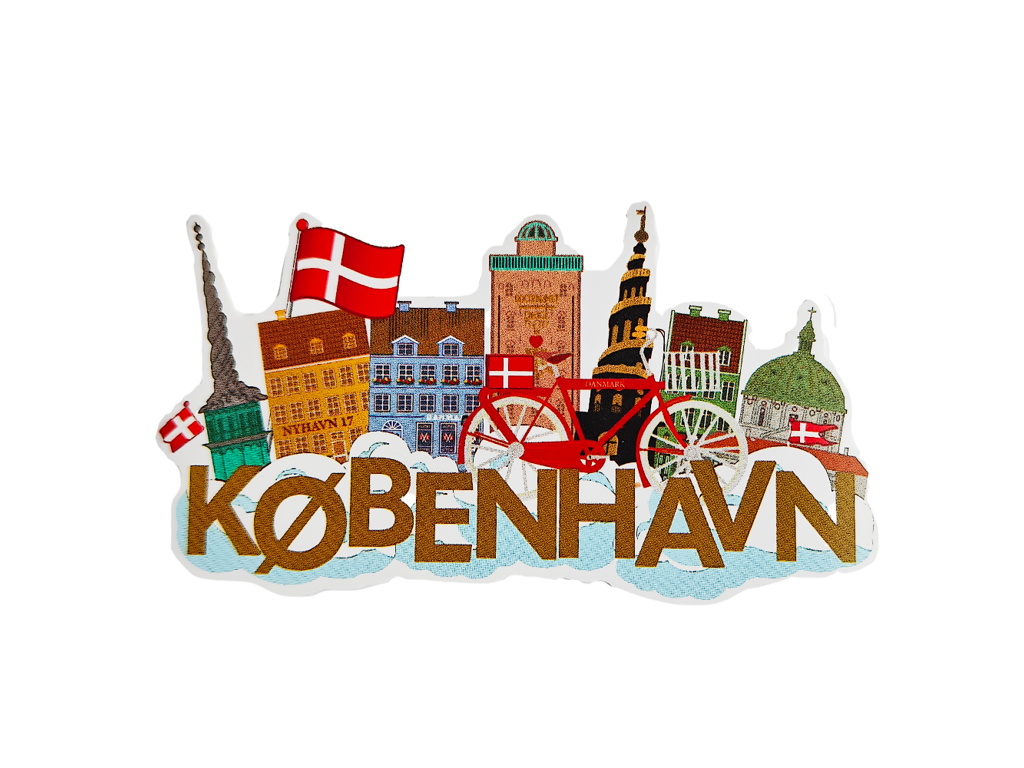 Klistermærke, Københavns Tårne På Skyer