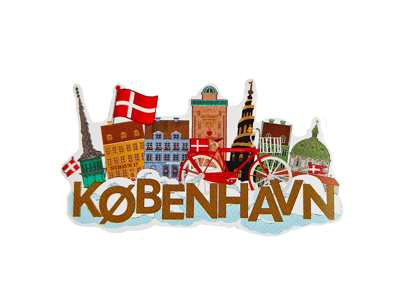 Klistermærke, Københavns Tårne På Skyer