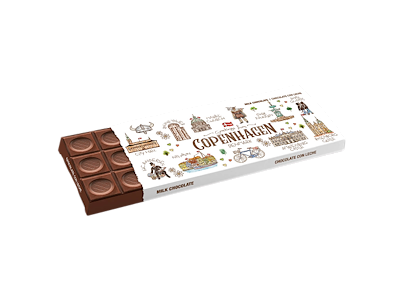 Mælkechokolade 200 gram Akvarel CPH