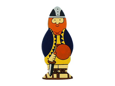 Magnet Viking Blå