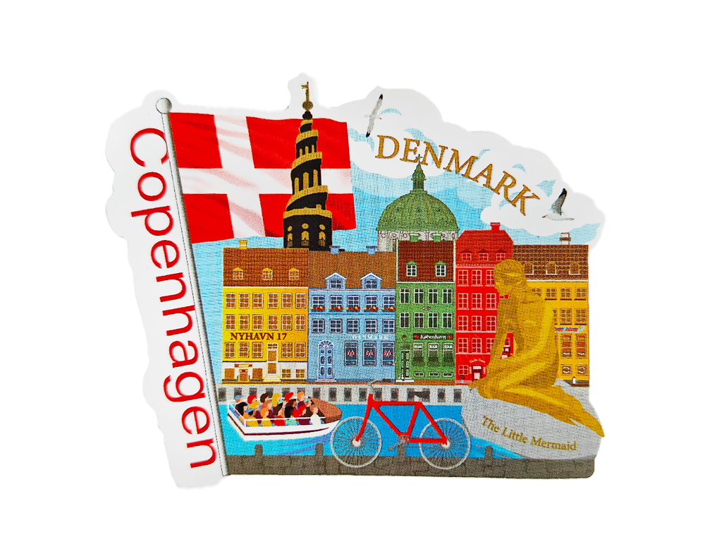 Klistermærke, København Med Havfrue