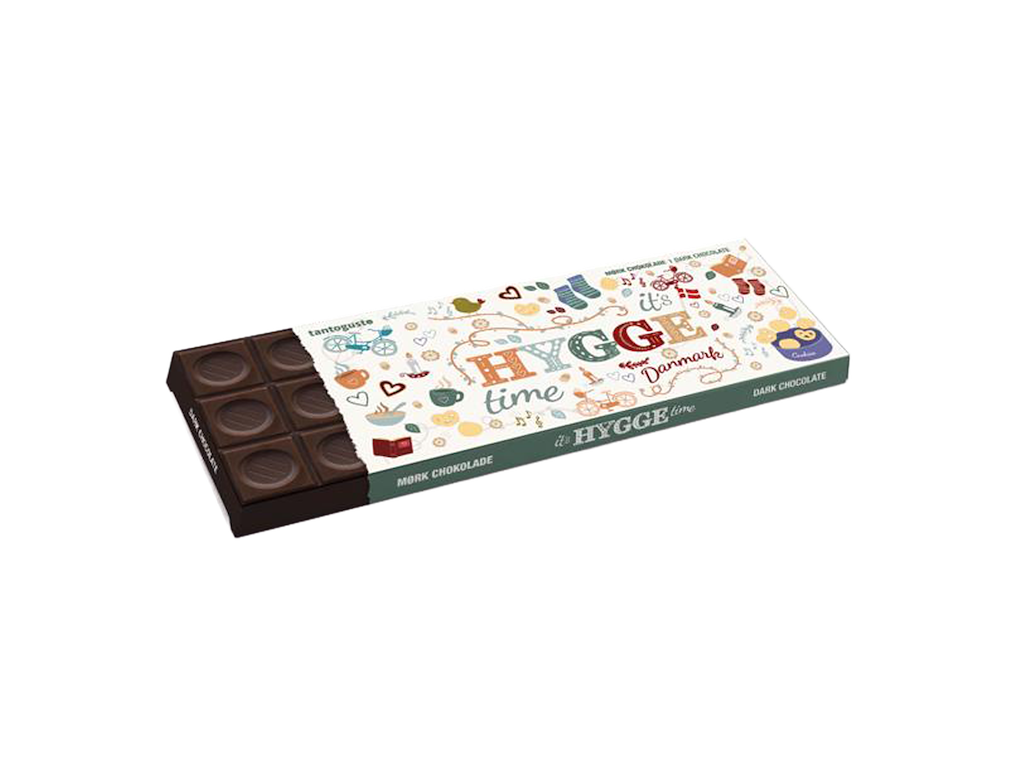 Mørk Chokolade 200g Hygge Collage