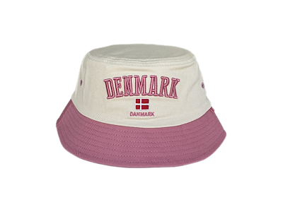 Bøllehat, Beige+lyserød