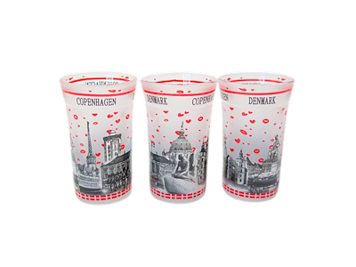 Shotglas, Frosted Bygninger