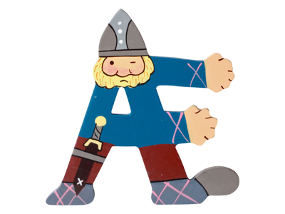 Træbogstav Viking Æ