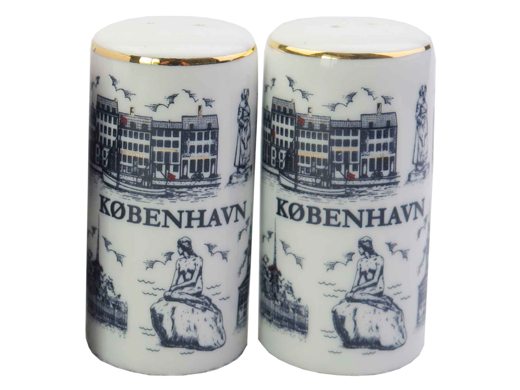 Salt/Pebersæt, Blå Porcelæn