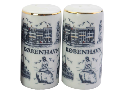 Salt/Pebersæt, Blå Porcelæn