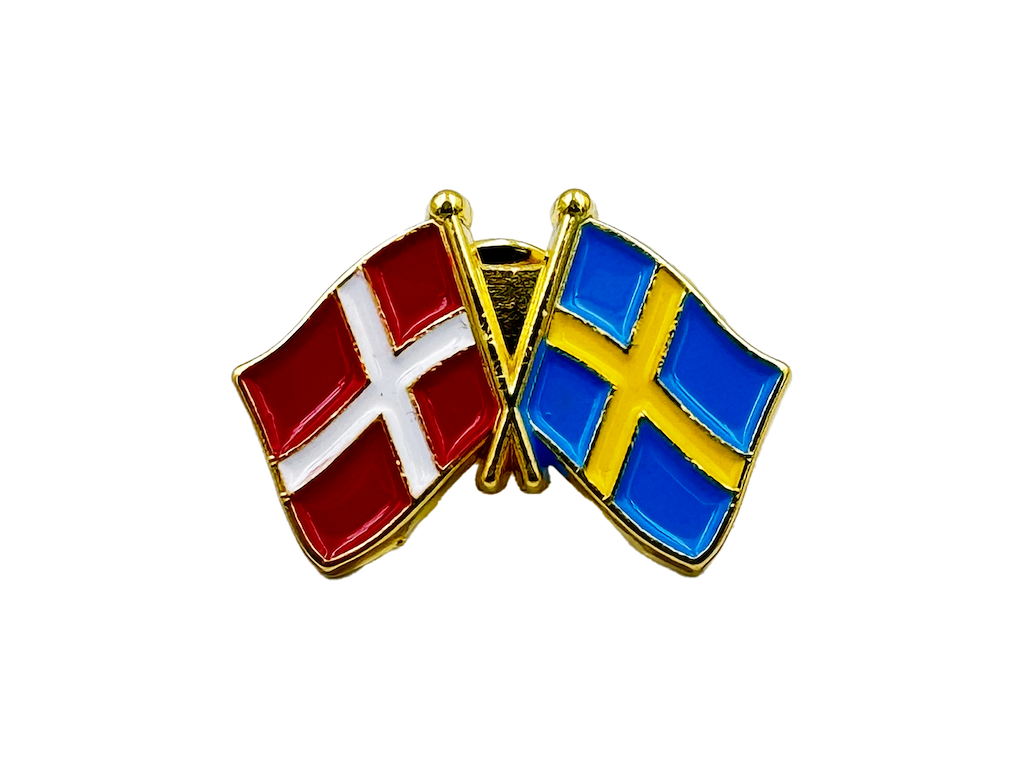 Pin, To Flag, DK-Sverige