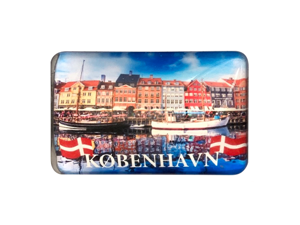 Glasmagnet, København Store Flag