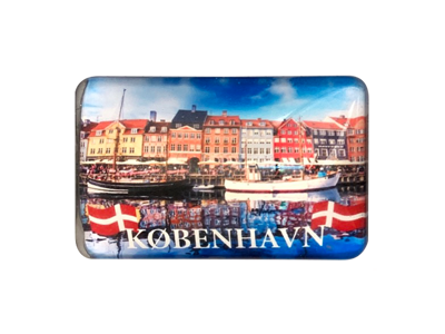 Glasmagnet, København Store Flag