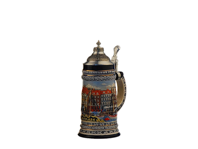 Bierstein, Nyhavn Tin Låg 11 cm
