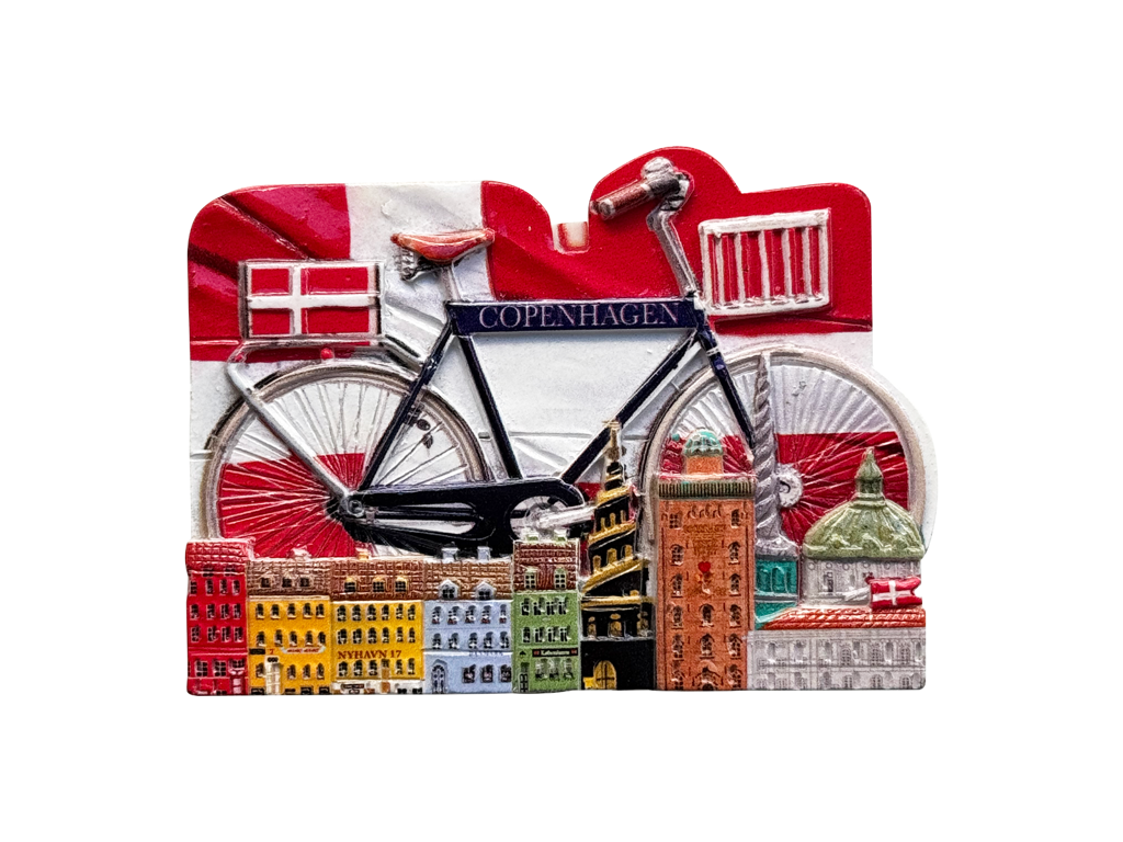Digital Magnet Flag - Cykel - Nyhavn