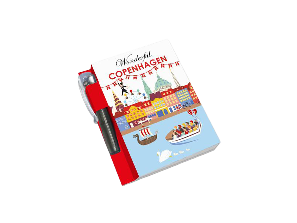 Notesbog m/pen Wonderful CPH