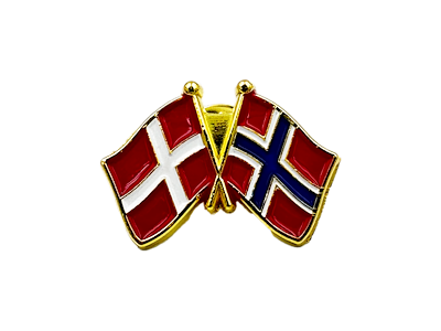 Pin, To Flag, DK-Norge