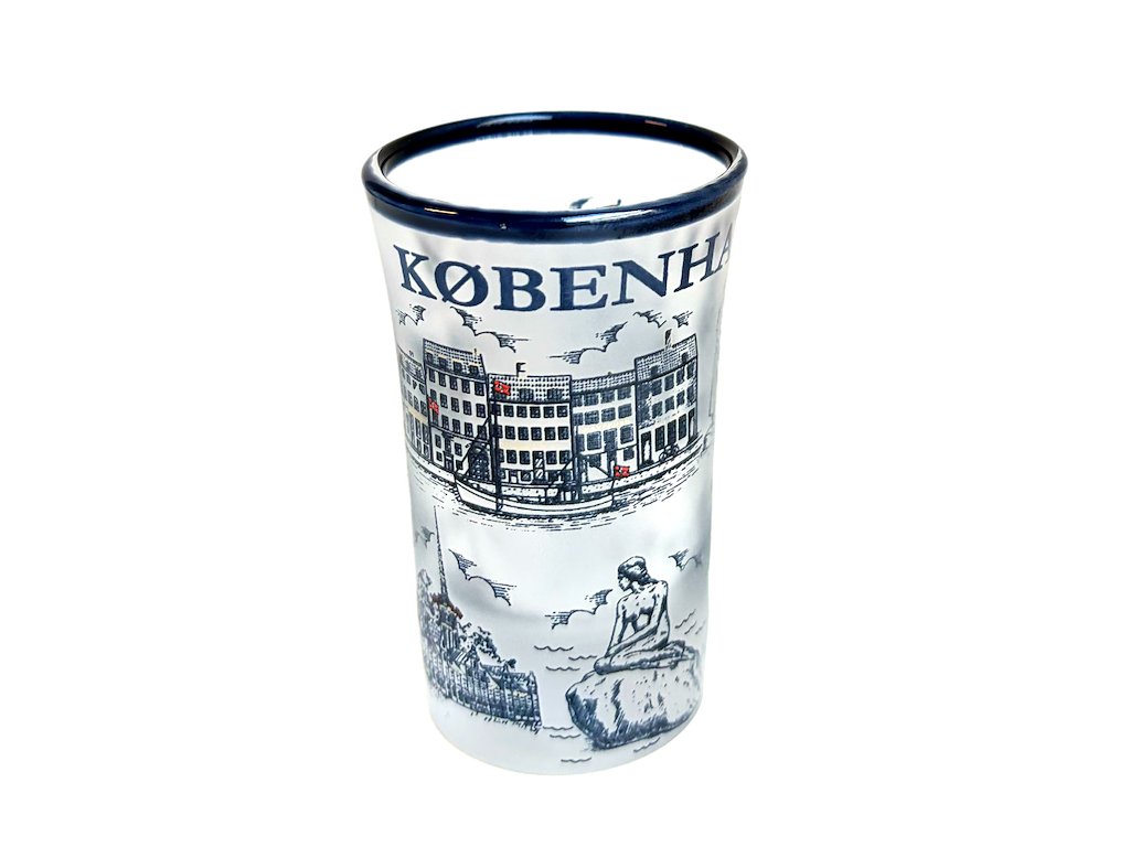 Shotglas, København Blå