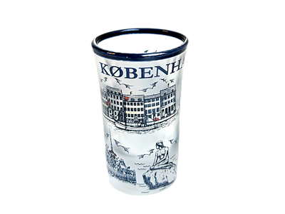 Shotglas, København Blå