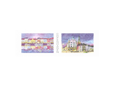Bogmærke Nyhavn Både / Storkespringvandet  17 x 5,5 cm.