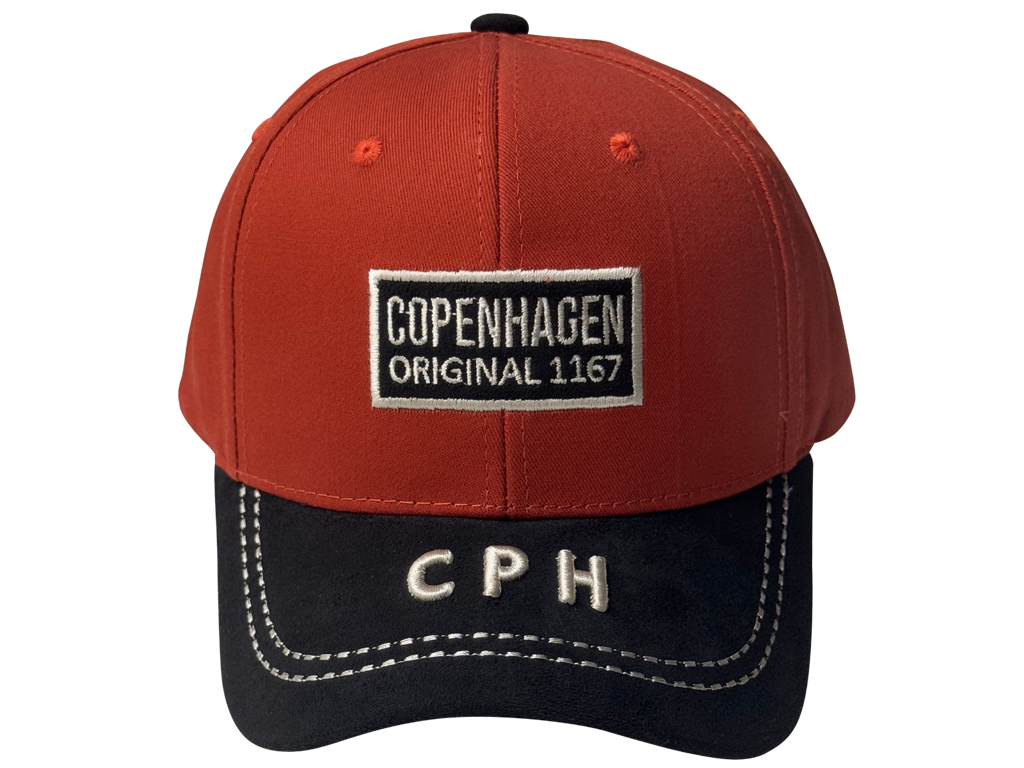 Kasket Rød/Sort Cph original 1167
