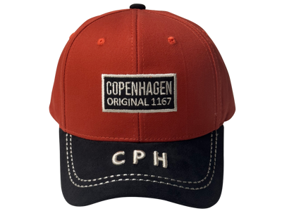Kasket Rød/Sort Cph original 1167