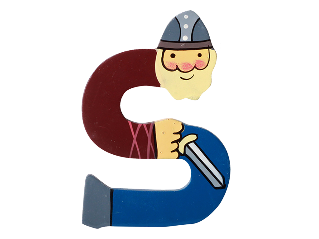 Træbogstav Viking S